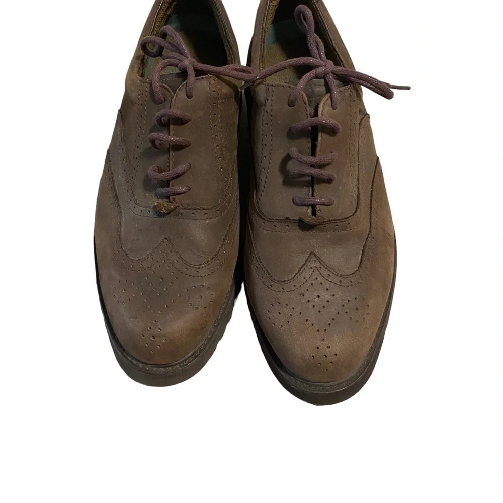 Frye Brown Leather Medford Wing Tip Oxford Shoes Mens Size 8